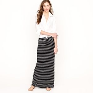 J. Crew Striped Maxi Skirt